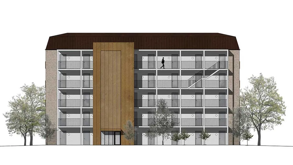 Sigurdsgade facade tegning